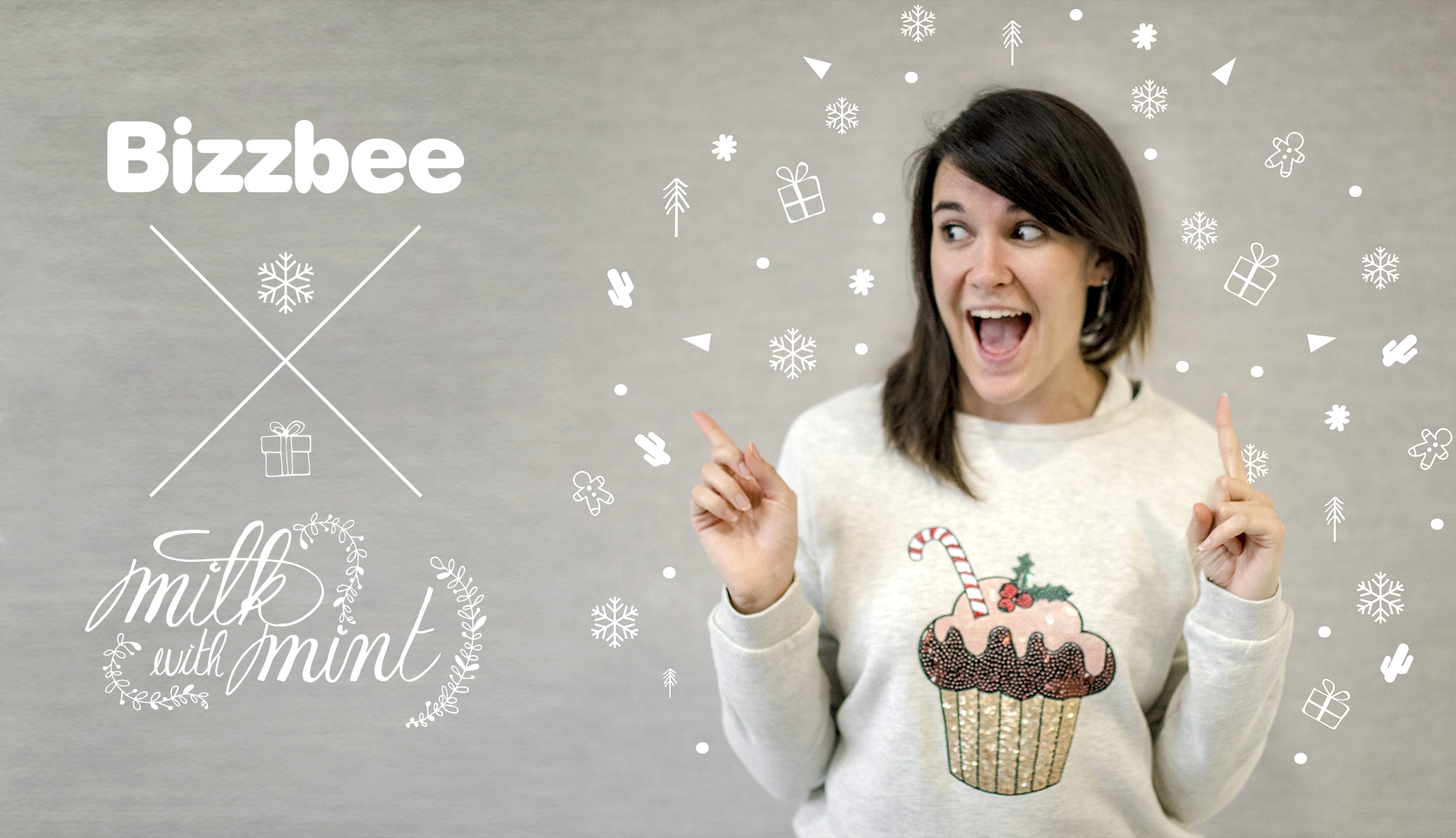 Milk with mint X Bizzbee – Happy christmas!