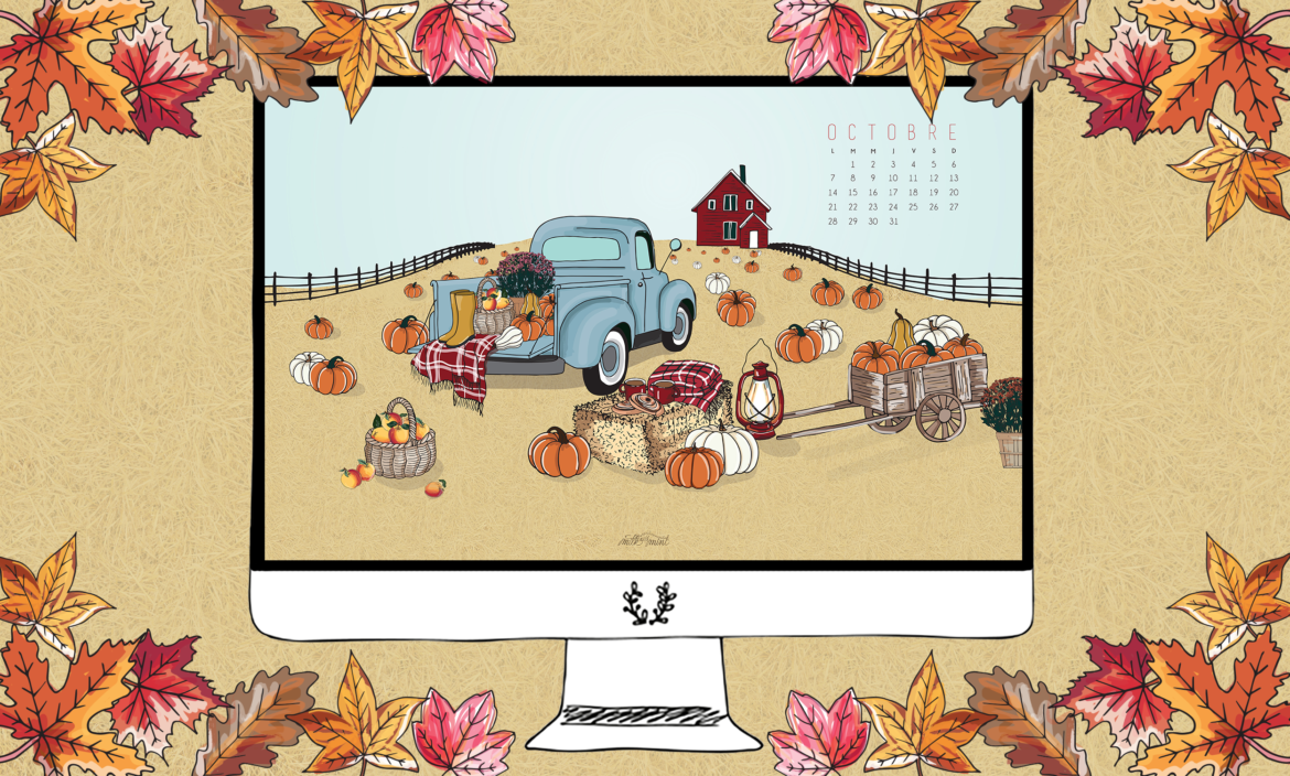 FONDS D’ÉCRAN D’OCTOBRE 2019 – Milk with mint