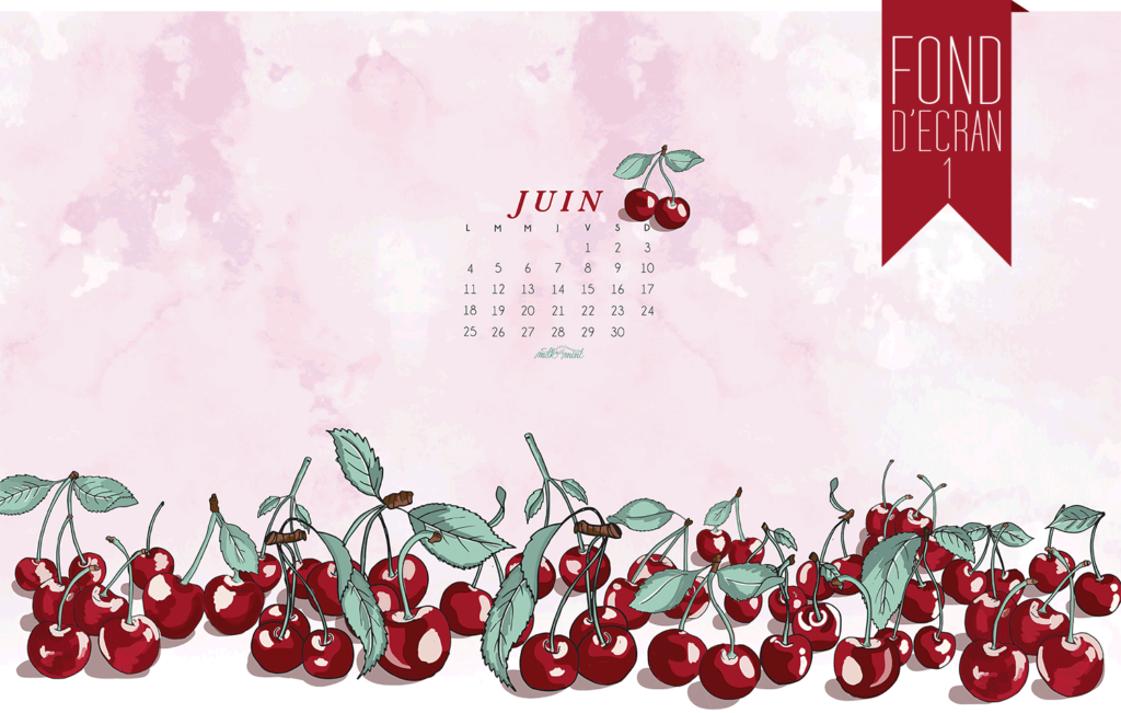 CALENDRIER DE JUIN – Milk with mint